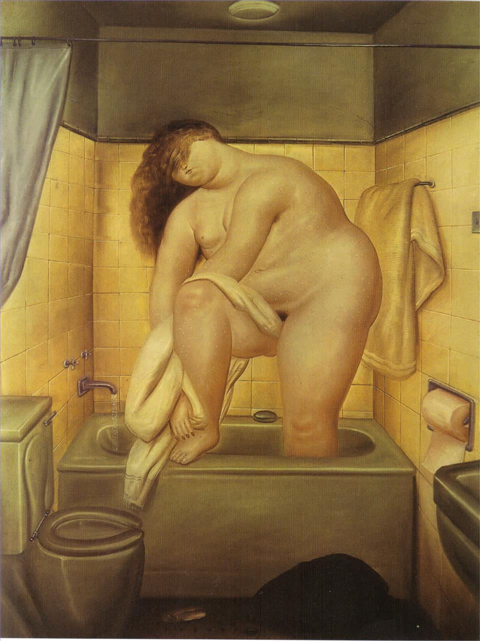Tribute to Bonnard Fernando Botero Oil Paintings